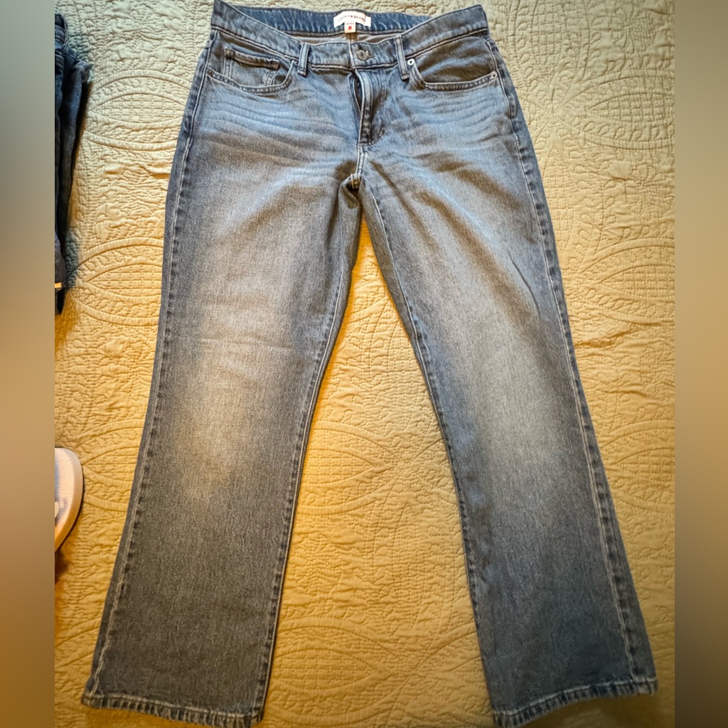 Lucky Brand Womens Straight Leg Jeans In Denim Blue Lucky Brand Womens Straight Leg Jeans In Denim Blue